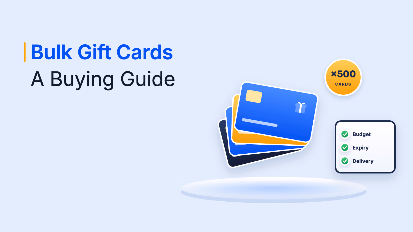 Bulk Gift Cards: A Buying Guide for Businesses