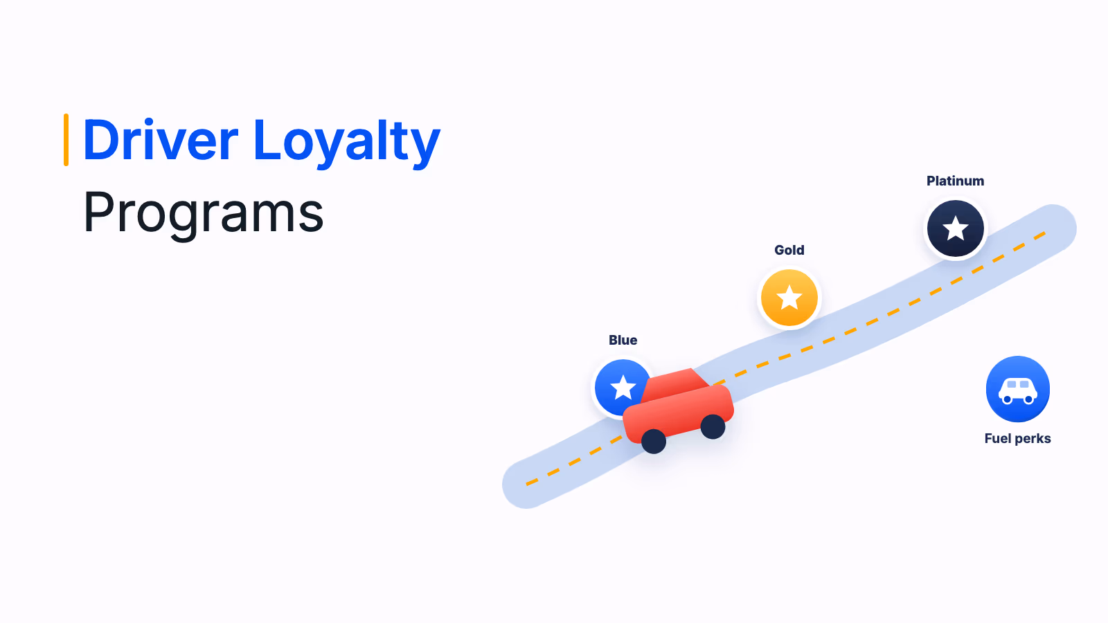 Delivery and rideshare drivers climbing loyalty tiers to earn fuel and service rewards