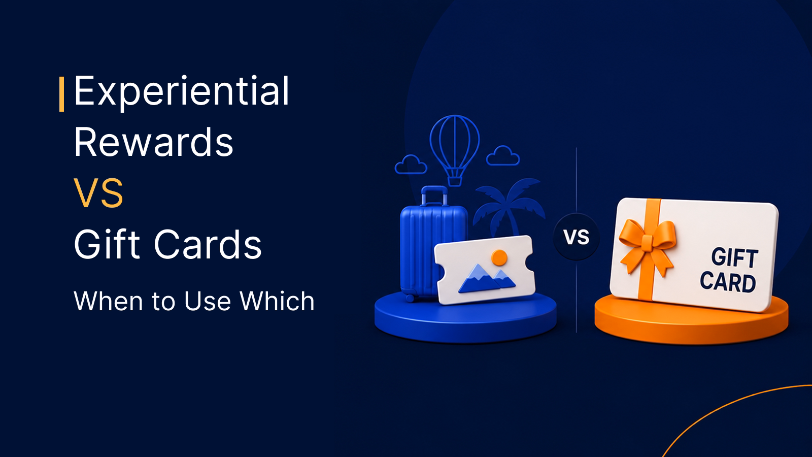 Experiential rewards vs gift cards: when to use which