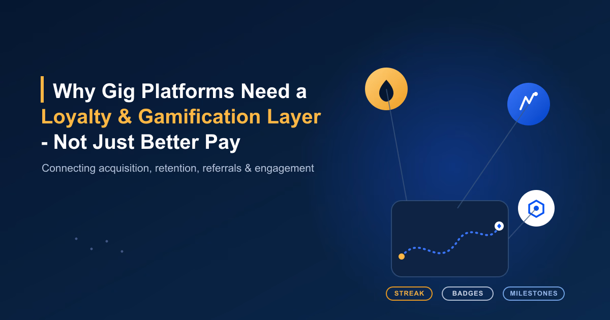 Why Gig Platforms Need a Loyalty and Gamification Layer, Not Just Better Pay