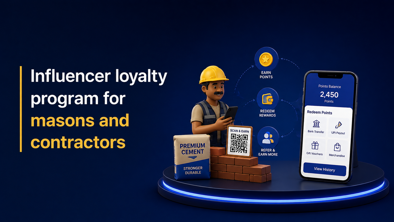 Influencer Loyalty Program for Masons and Contractors: How It Works