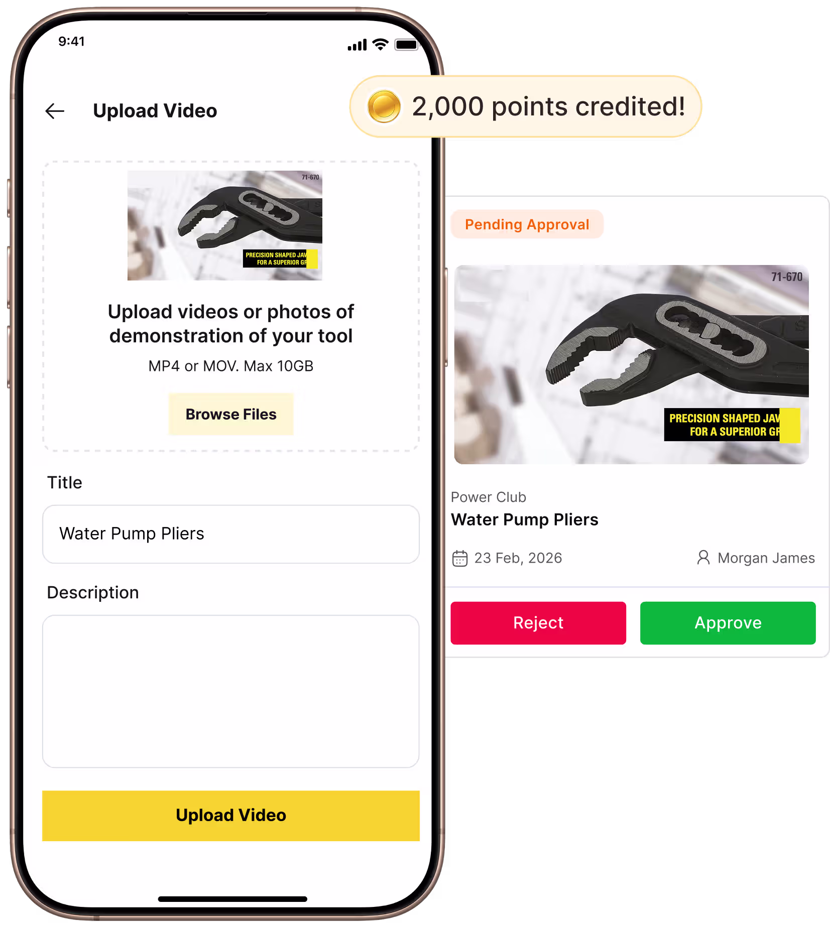 UGC-based rewards workflow