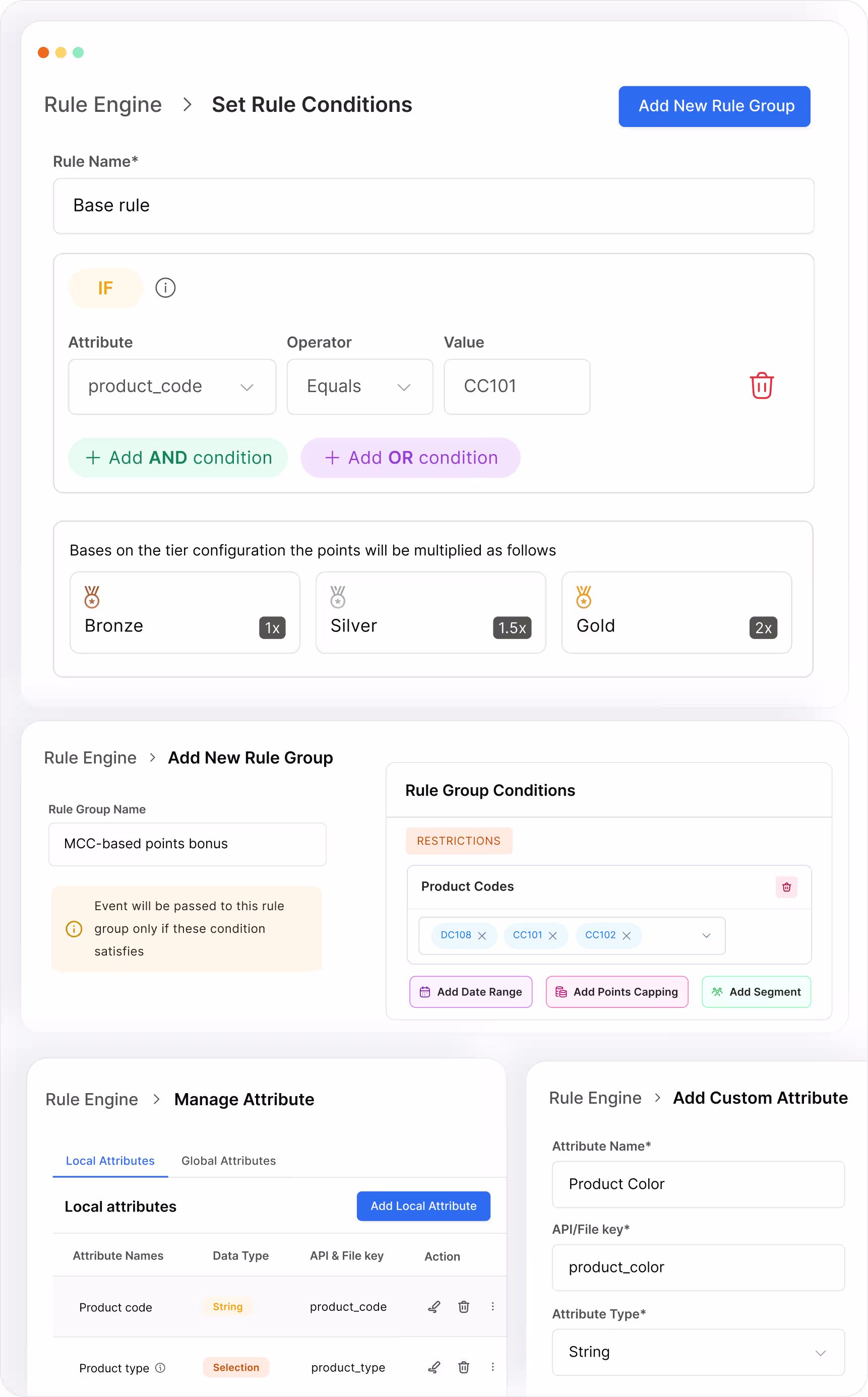 Rule engine builder