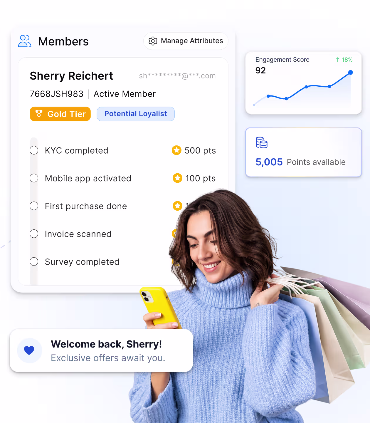 Loyalife member management dashboard