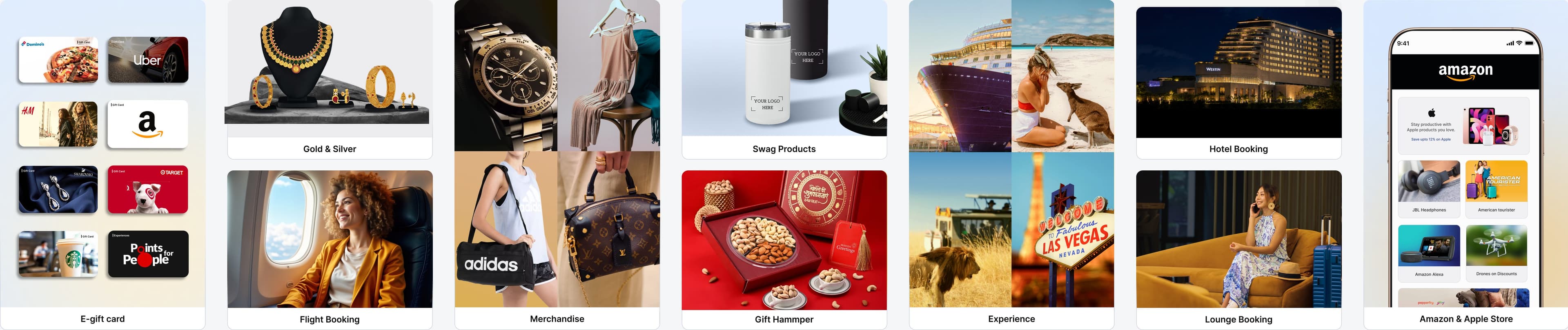 Xoxoday reward marketplace - gift cards, gold and silver, flights, merchandise, hampers, experiences, hotels, lounges
