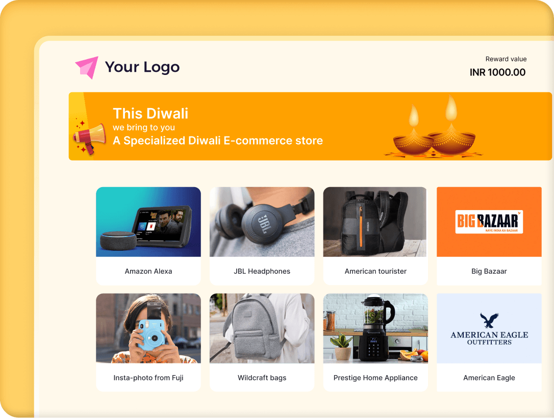 Xoxoday festival gift store catalog builder