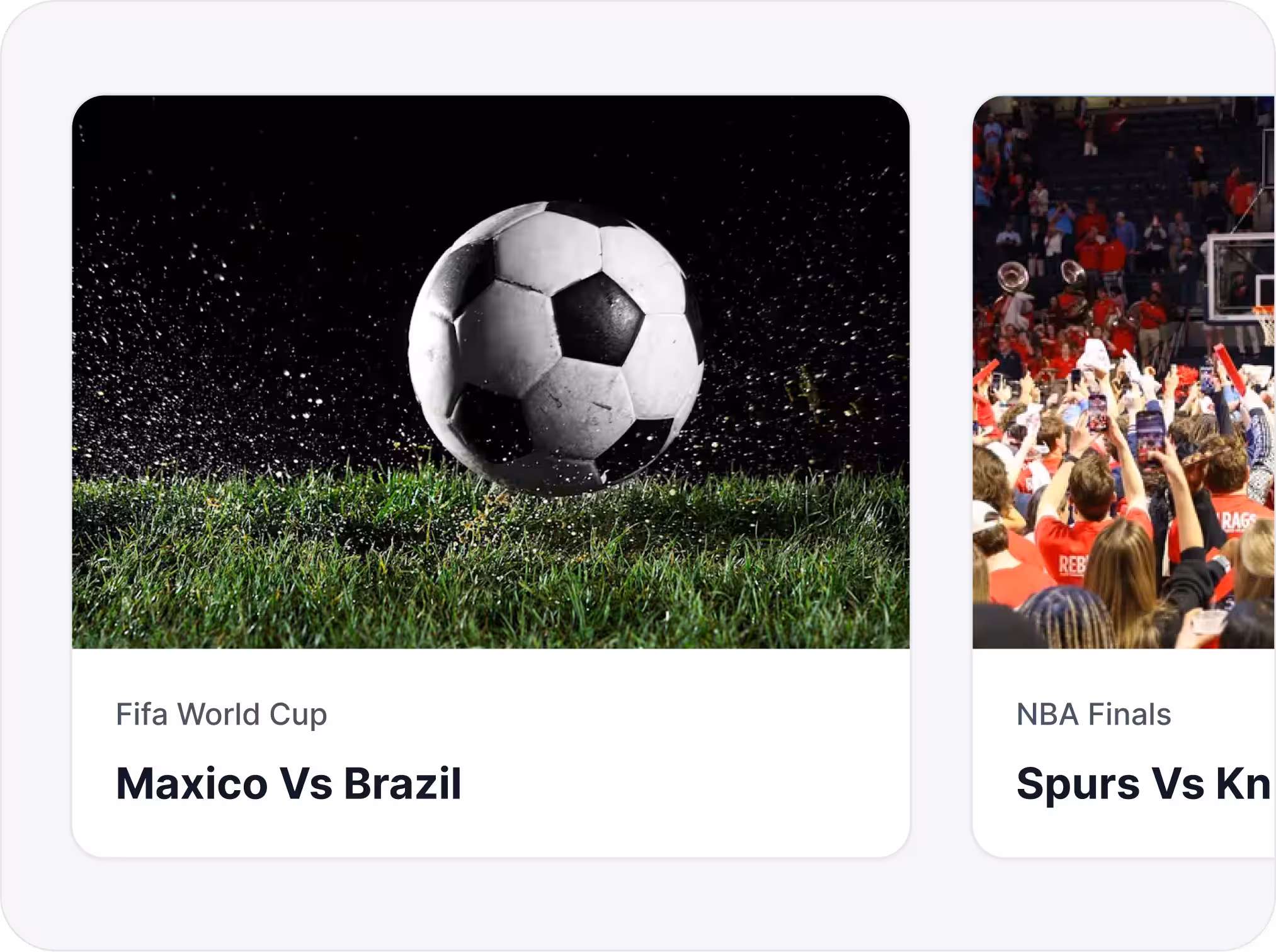 Sporting events and live shows: concerts, games, and performances