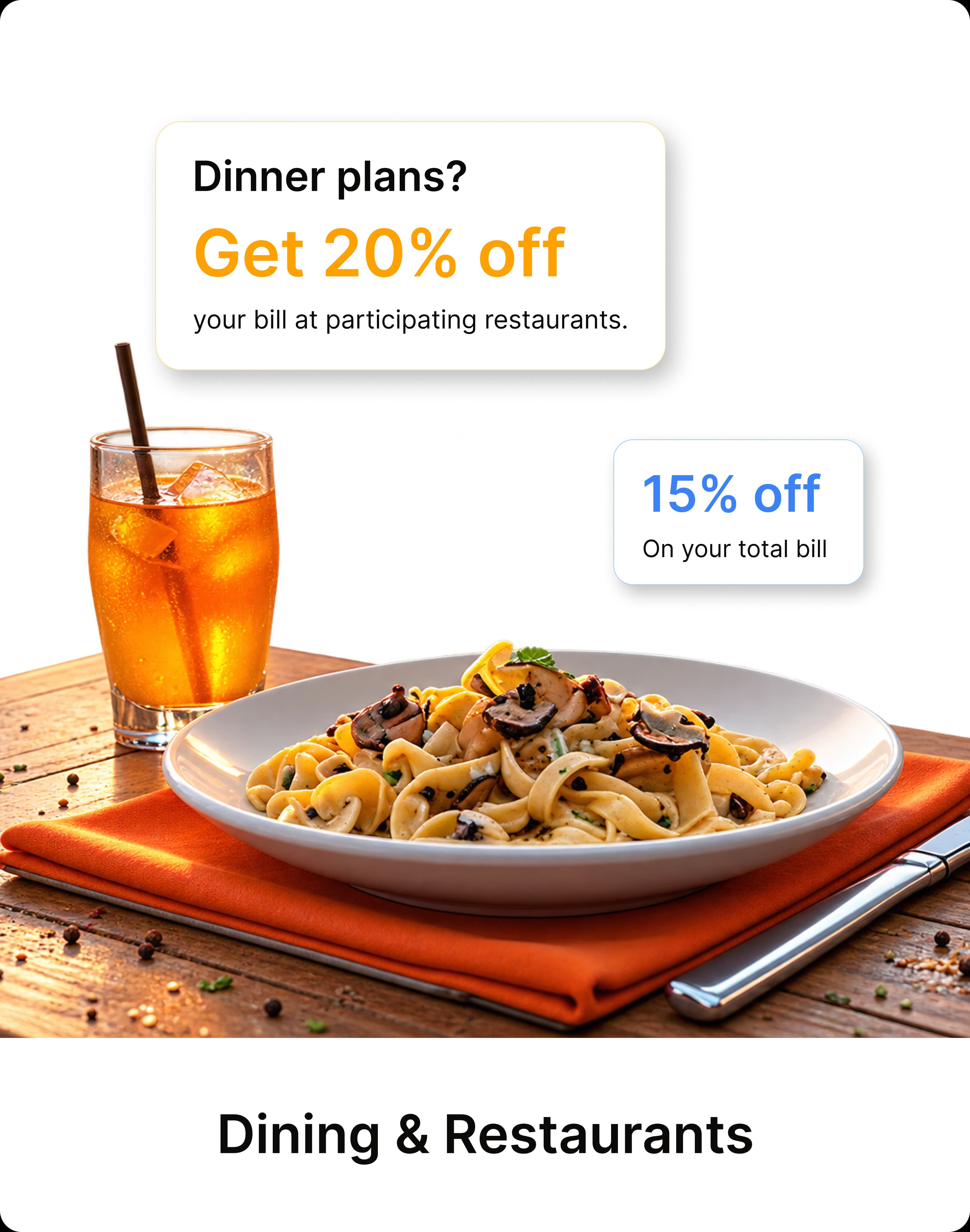 Dining and restaurant offers from top food brands