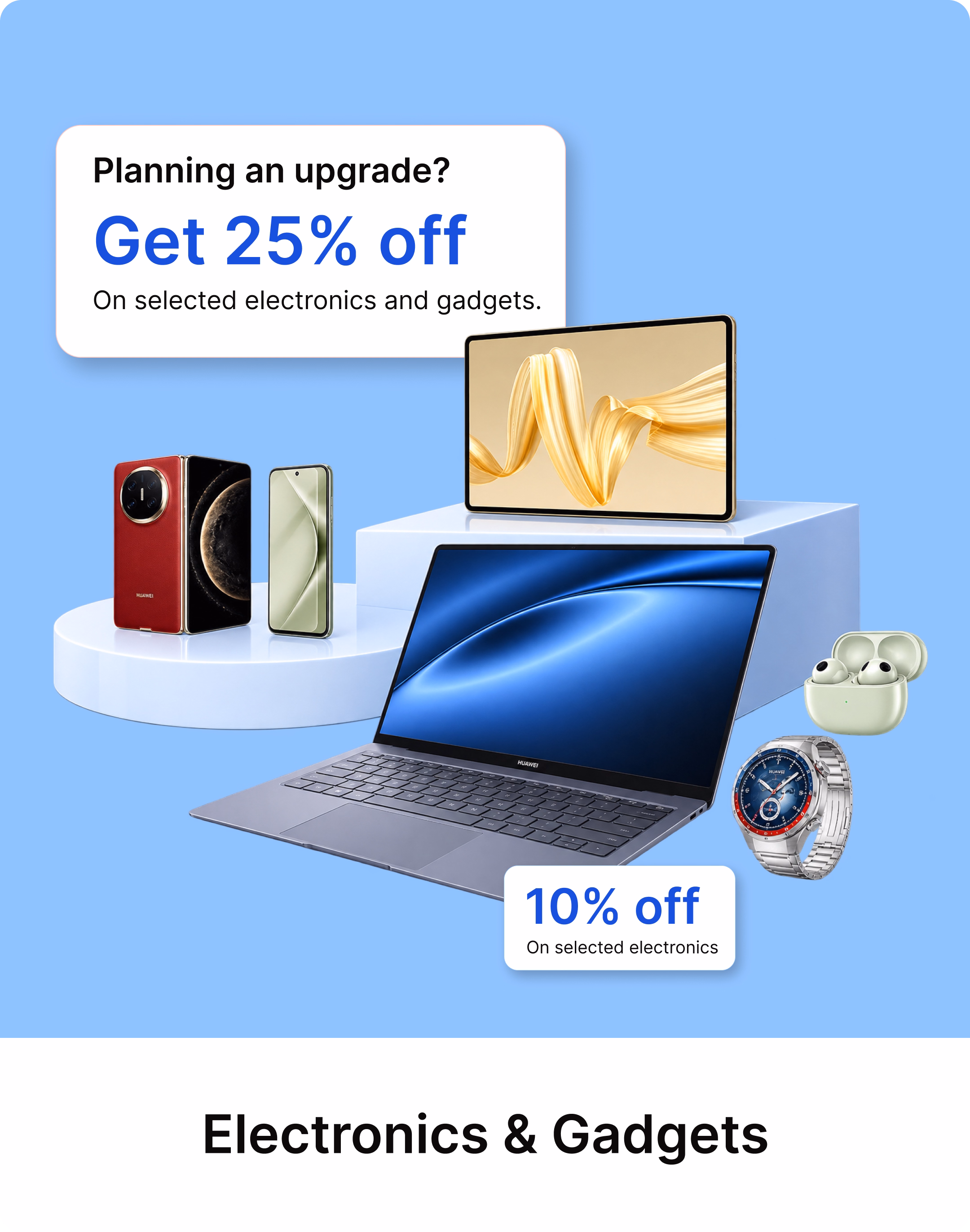 Electronics and gadget offers from major brands