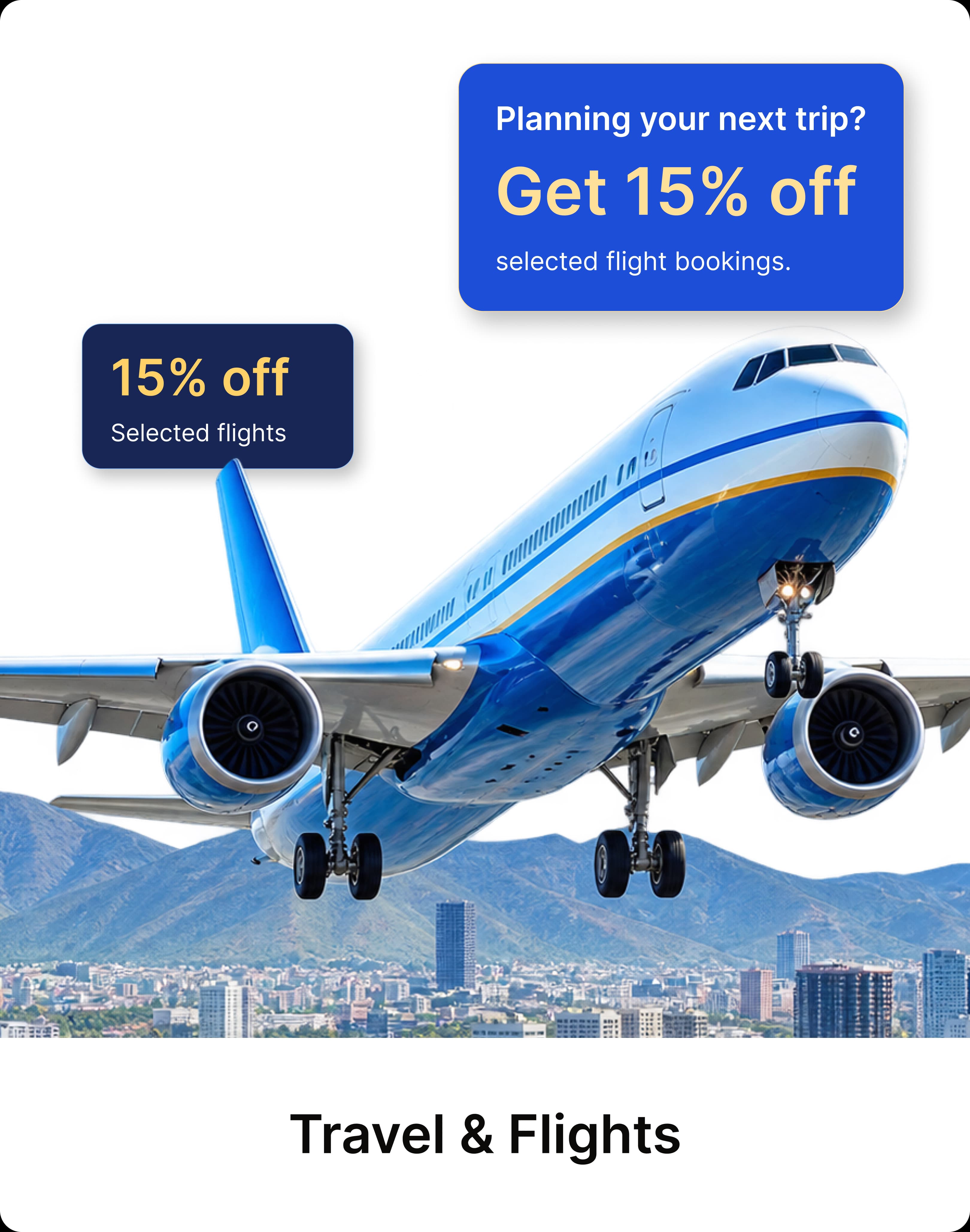 Travel and flight offers from hotel and airline partners