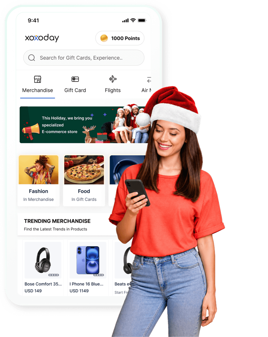 Xoxoday holiday gifting experience