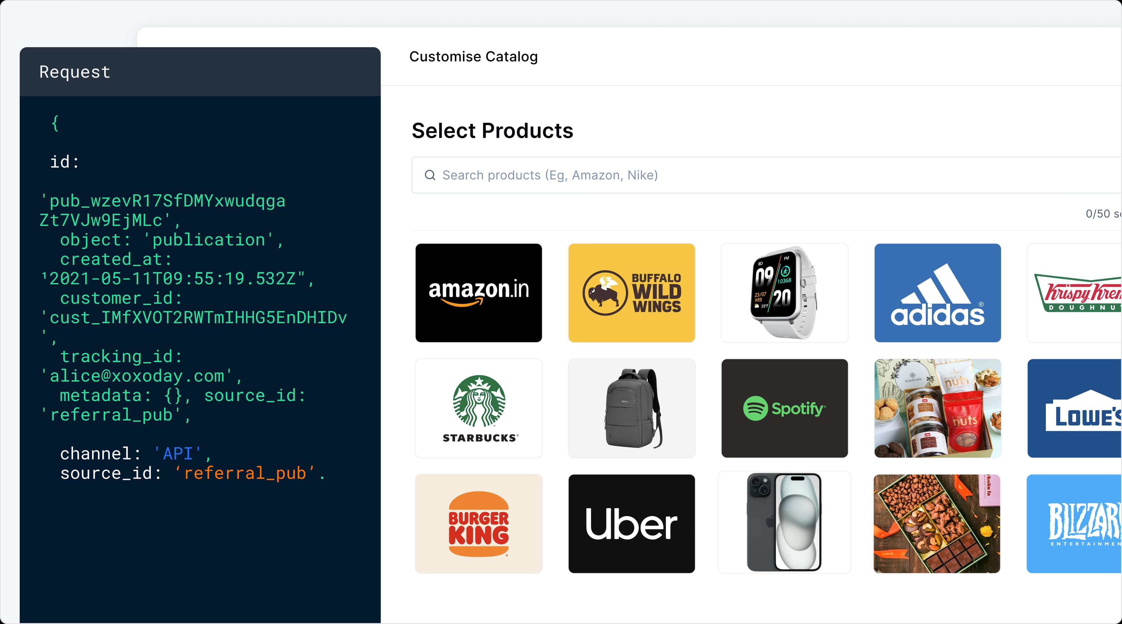 Build on Plum API, we handle fulfillment