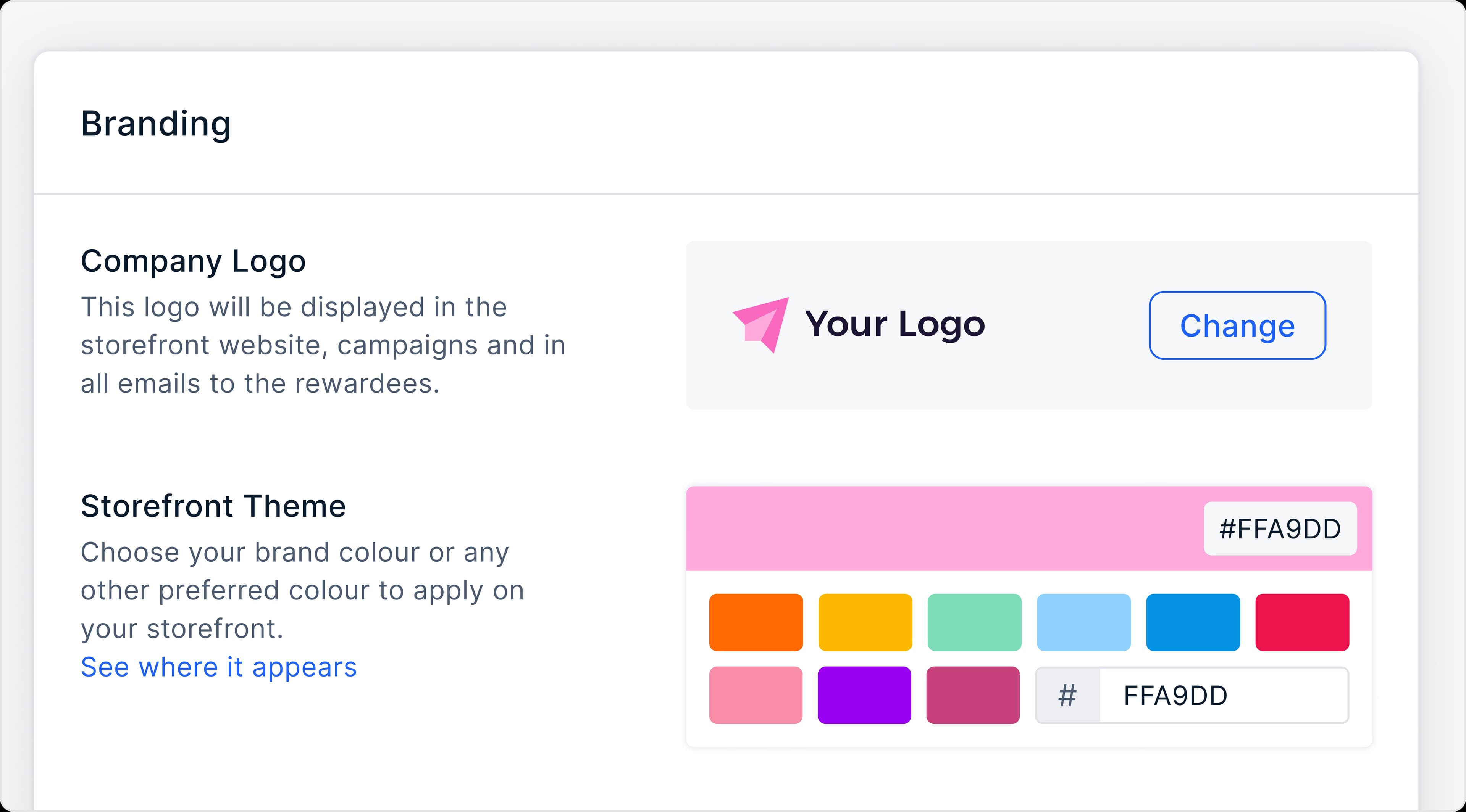 Consistent brand experience