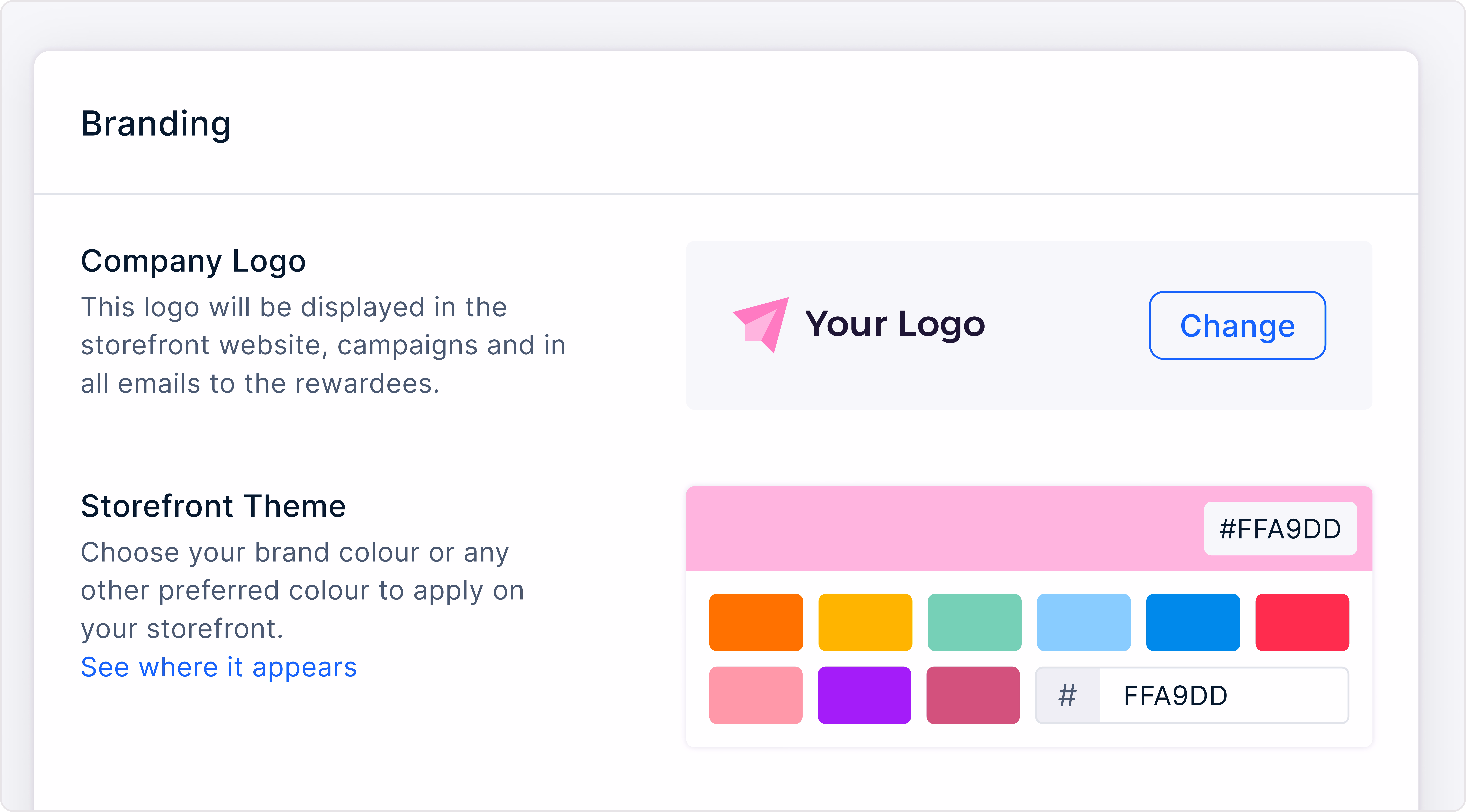 Consistent brand experience