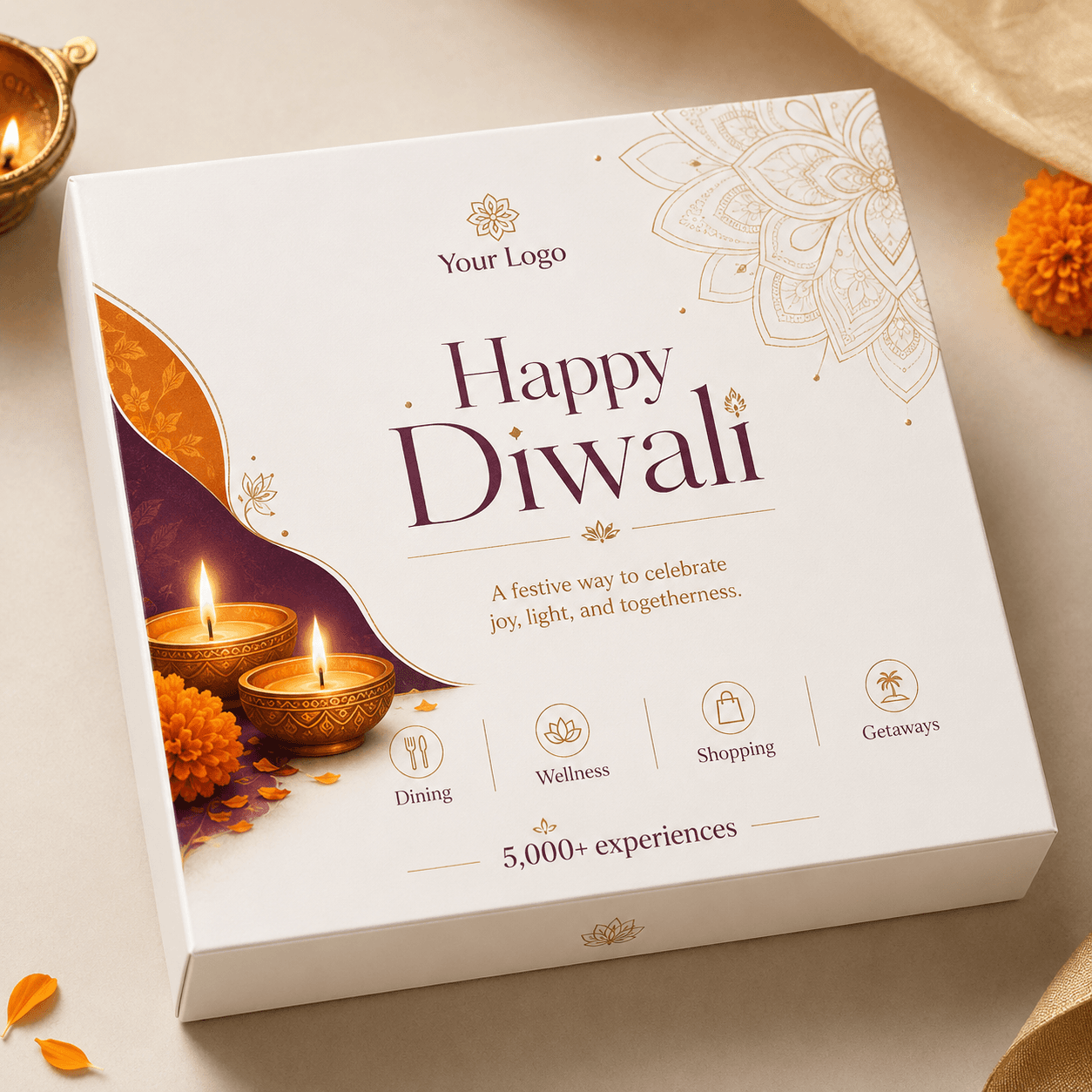 Custom Happy Diwali Experience Box