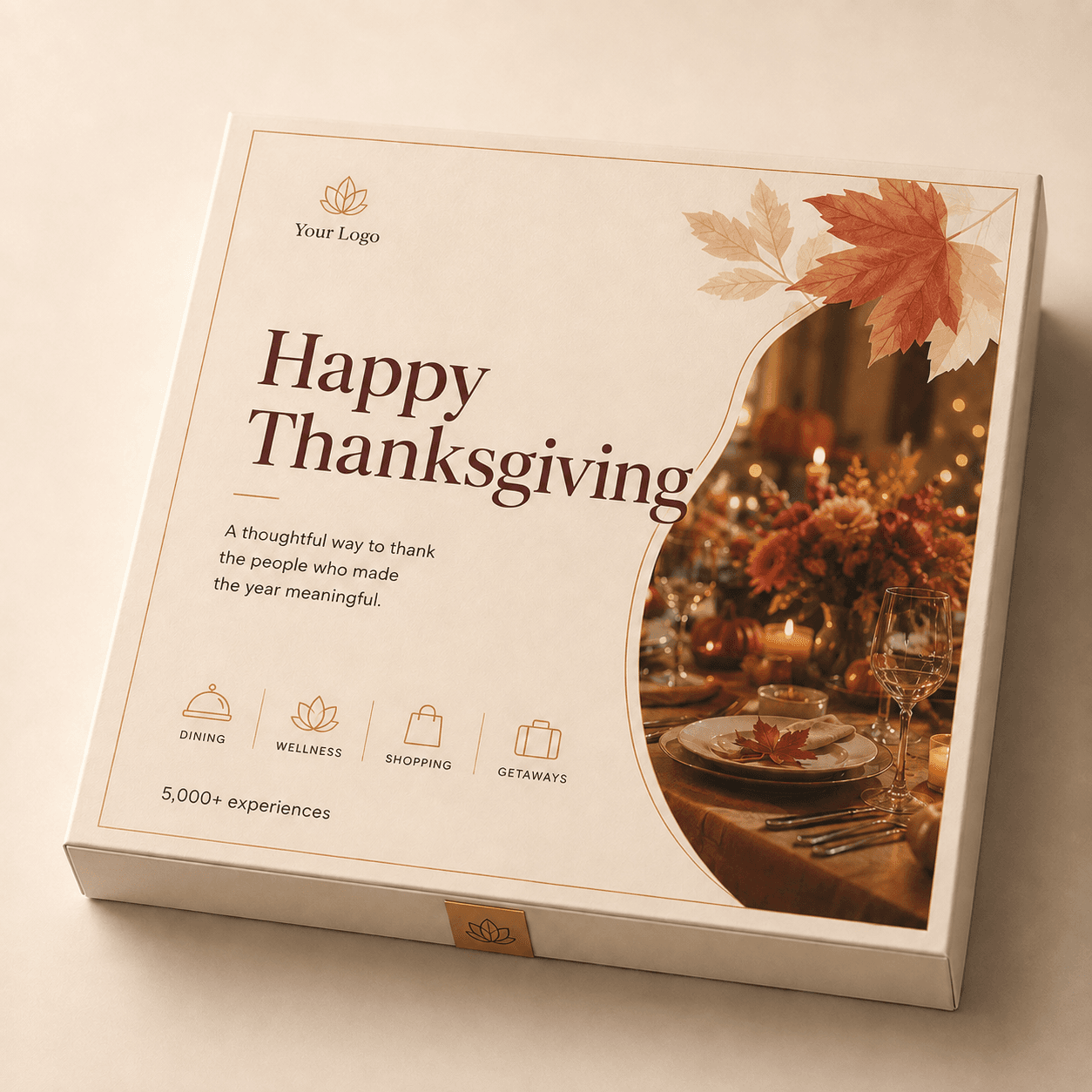 Custom Happy Thanksgiving Experience Box