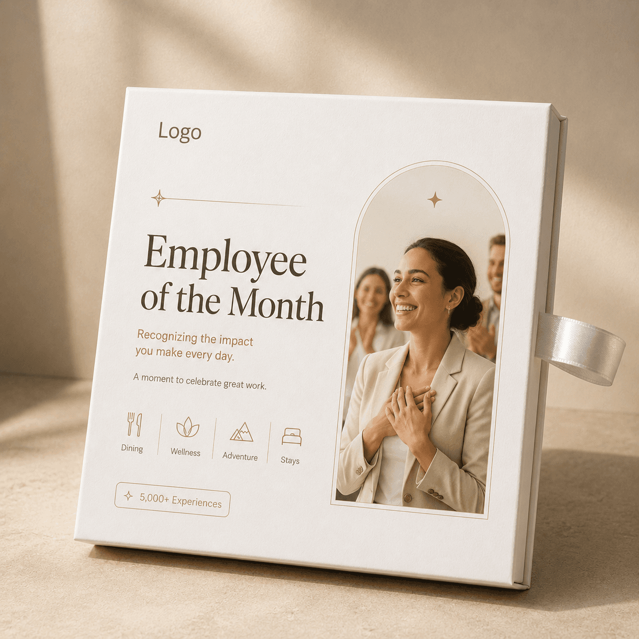 Warm recognition or achievement moment