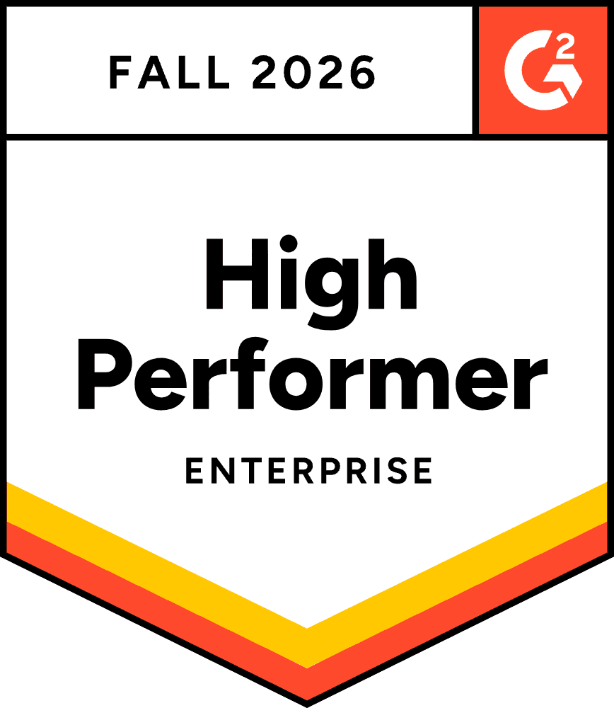 G2 High Performer, Enterprise, Fall 2026
