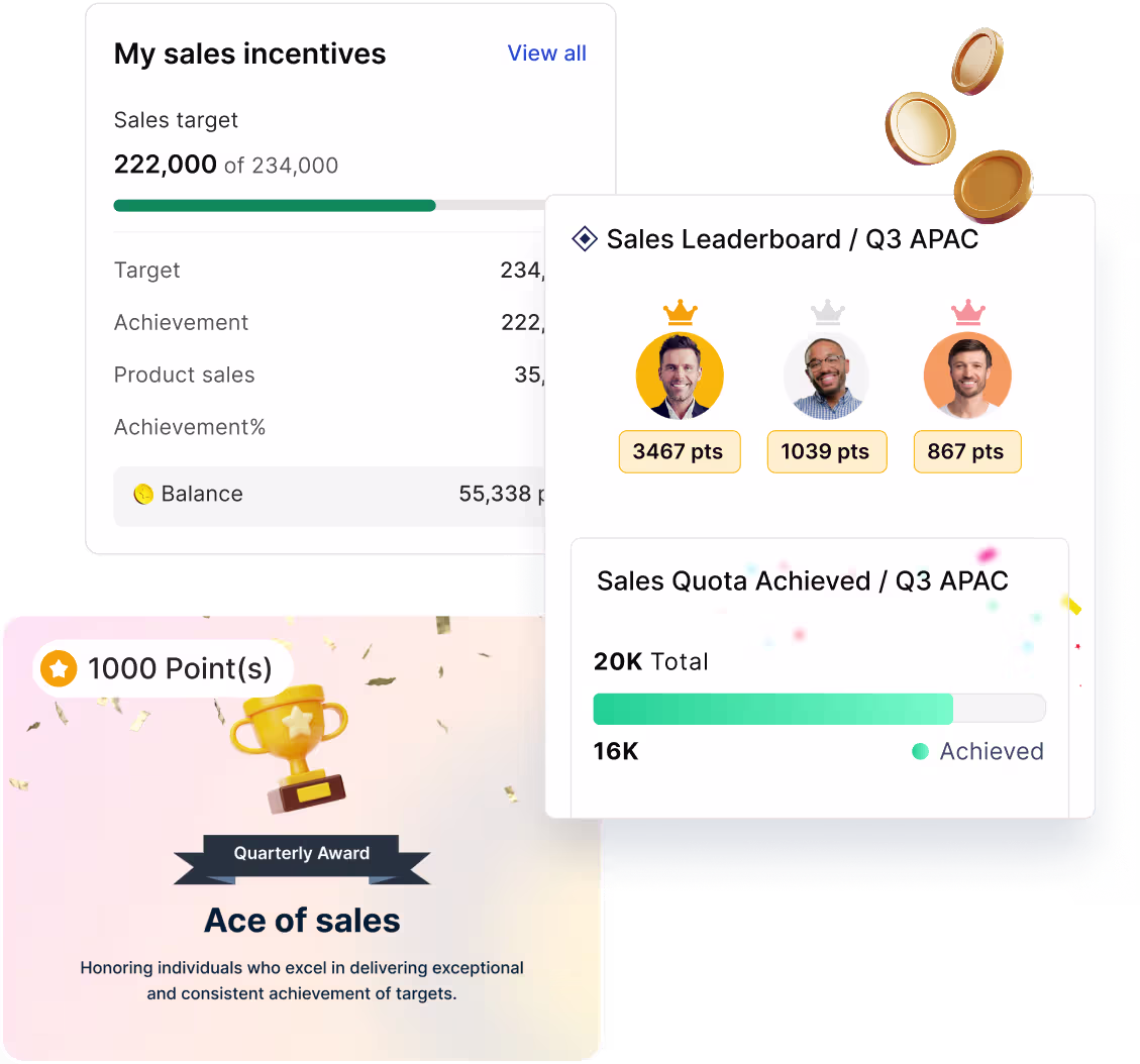 Xoxoday sales leaderboard with transparent rankings