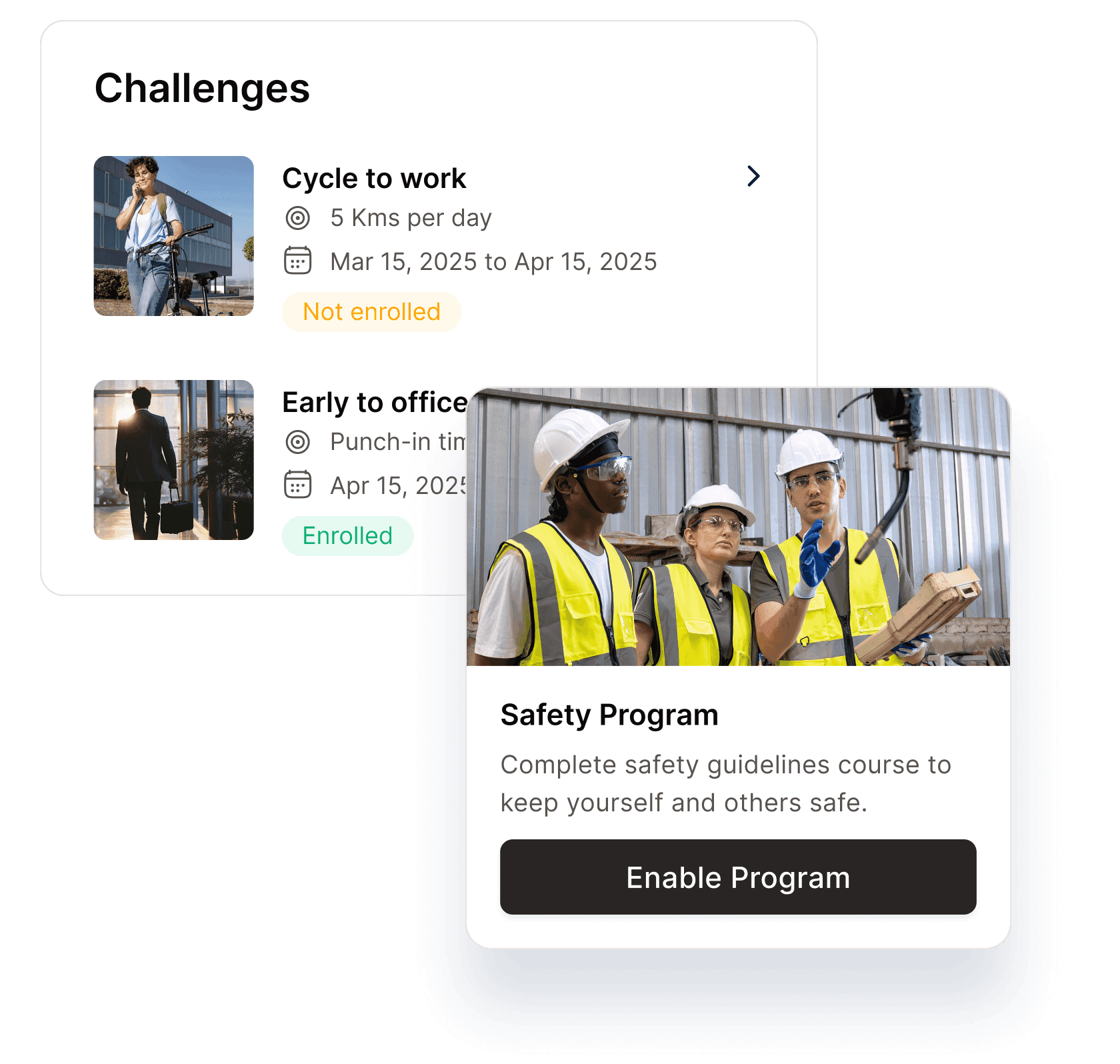 Workplace and custom milestones