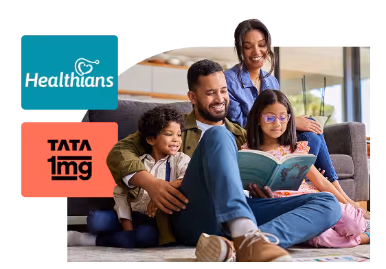 Empuls corporate wellness partner network, Healthians and TATA 1mg diagnostics + pharmacy partners for the whole family