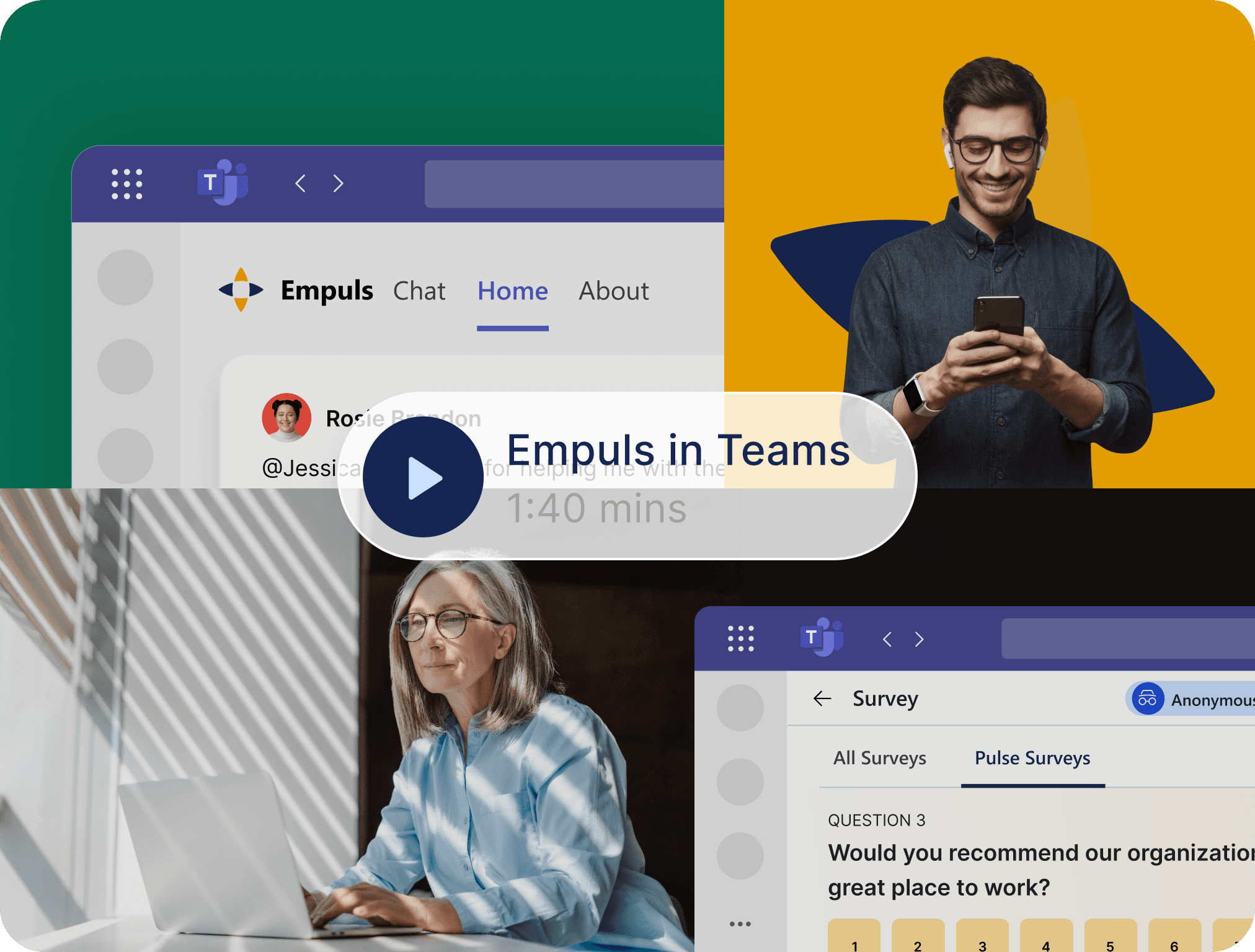 Empuls recognition in Microsoft Teams