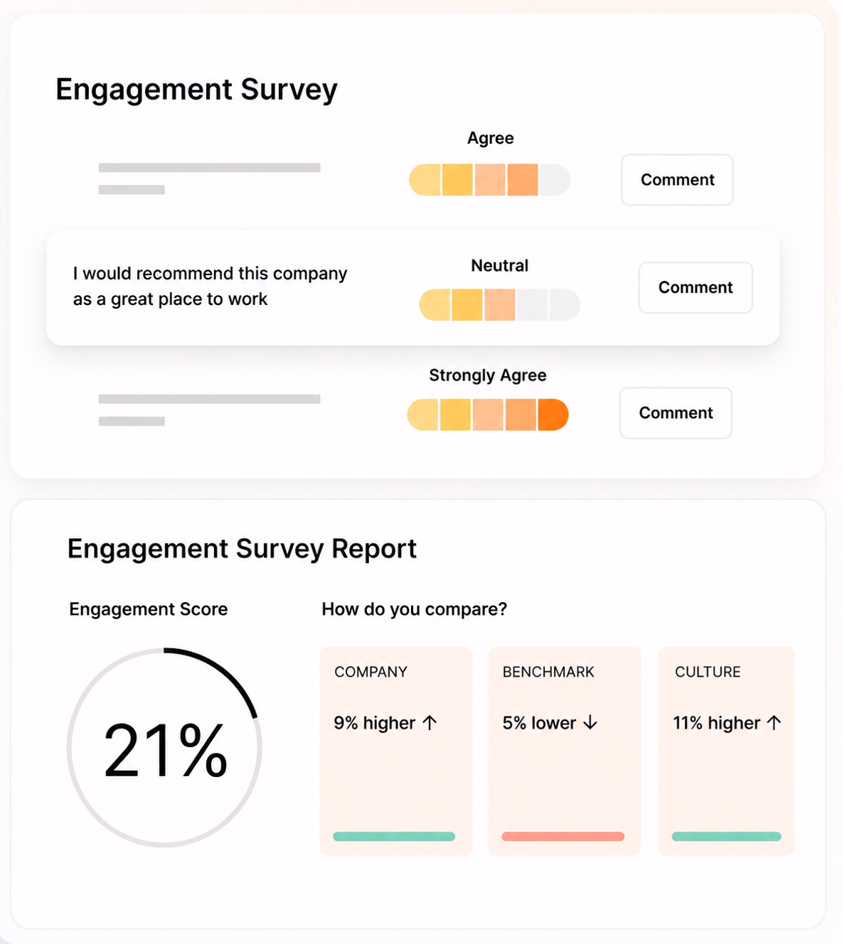 Surveys & Insights product screenshot