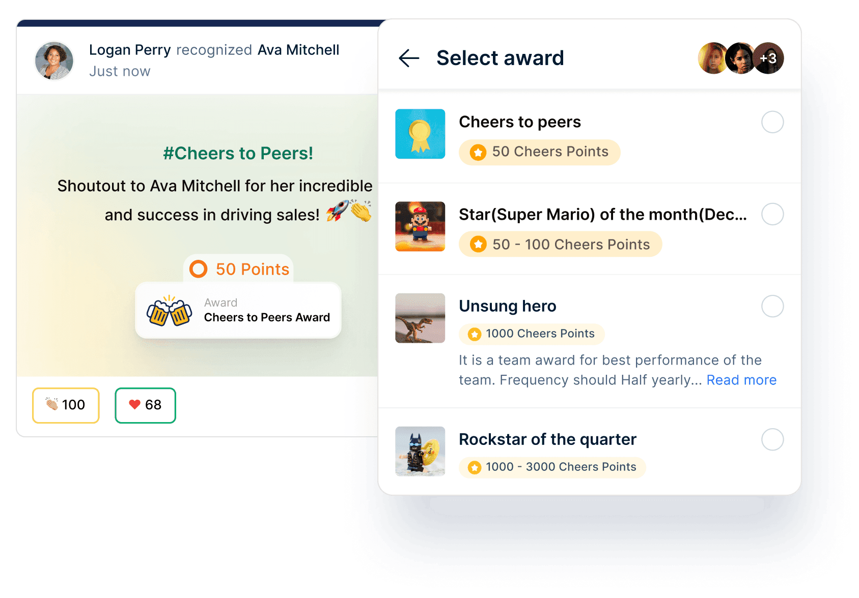 Reward programs and award selection