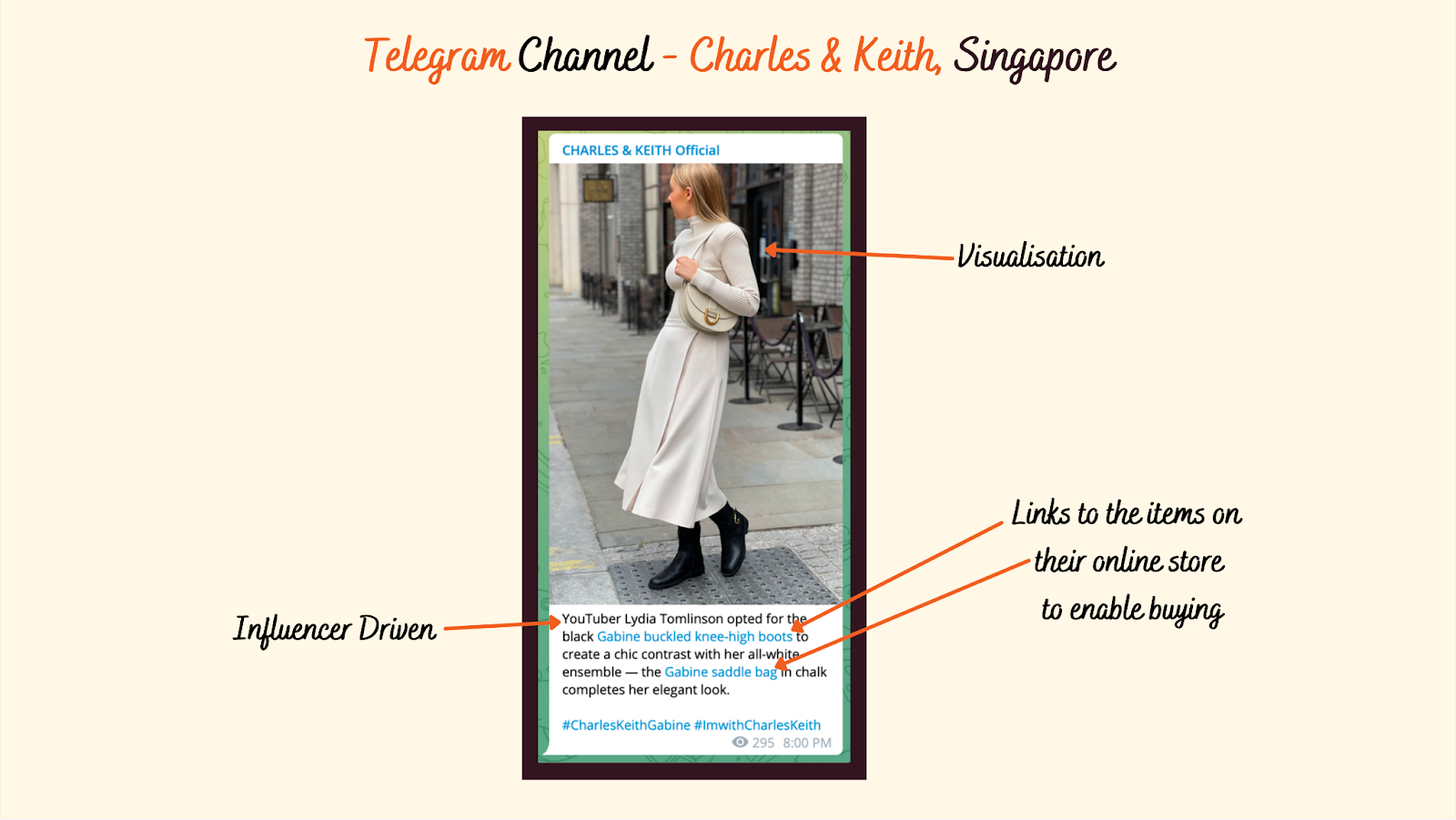 Charles & Keith Telegram channel